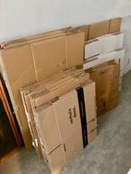 Partij stevige verhuisdozen in diverse formaten (65 stuks), Ophalen, 40 tot 60 cm, Opvouwbaar, 50 tot 75 cm