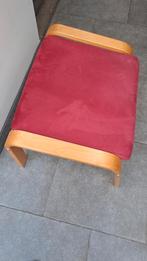 Ikea Poang Voetenbankje - Rood, Huis en Inrichting, Ophalen, Hout, Minder dan 50 cm, Gebruikt