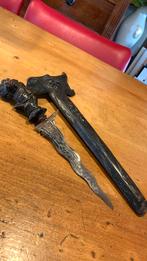 Kris/ keris houtsnijwerk uit Indonesië, Antiek en Kunst, Kunst | Niet-Westerse kunst, Ophalen of Verzenden