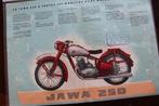 JAWA 250 1948 motorfiets verkoop folder flyer, Motoren, Handleidingen en Instructieboekjes, Ophalen of Verzenden, Overige merken