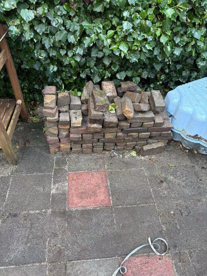 Oude waal tegels 2.5 m2, Tuin en Terras, Tegels en Klinkers, Ophalen of Verzenden