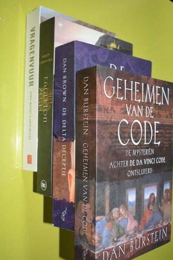 4 x Spanning- z.g.a.n.- 5,00 euro per boek- beschikbaar voor biedingen