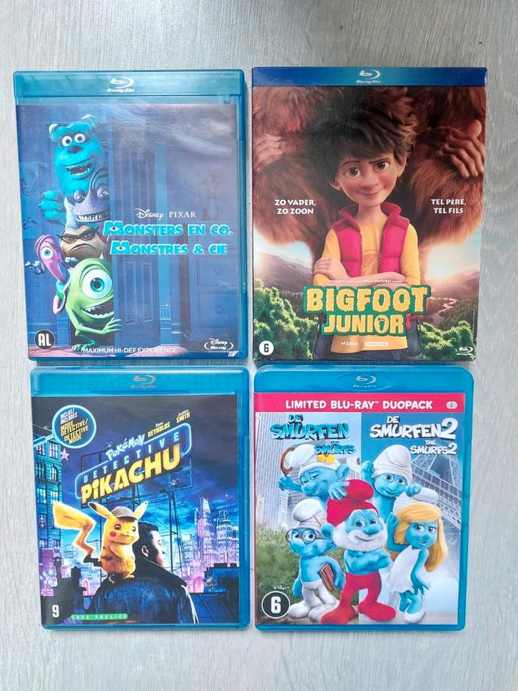 4 kinderfilms op blu ray, Cd's en Dvd's, Blu-ray, Zo goed als nieuw, Kinderen en Jeugd, Ophalen of Verzenden