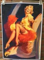 Retro PIN UP GIL ELVGREN Stijl Sexy Print Poster pinup, Verzenden, Zo goed als nieuw, Rechthoekig Staand