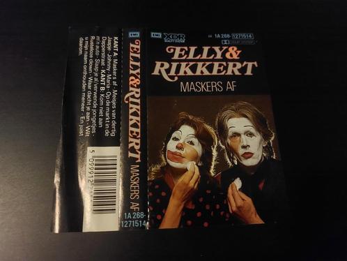 ELLY EN RIKKERT - MASKERS AF (CASSETTEBANDJE), Cd's en Dvd's, Cassettebandjes, Zo goed als nieuw, Origineel, Nederlandstalig, 1 bandje