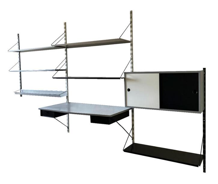 Vintage Tjerk Reijenga voor Pilastro Wandsysteem Jaren 60, Huis en Inrichting, Woonaccessoires | Wandplanken en Boekenplanken