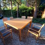 Crassevig speeltafel met 6 Stoelen - Ongebruikt, Huis en Inrichting, Ophalen, Zo goed als nieuw, Modern, 6 tot 8 stoelen