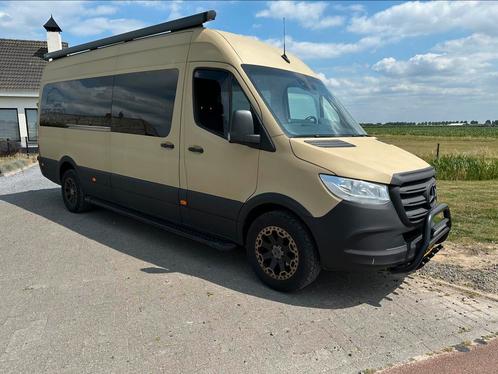 Mercedes sprinter buscamper 2018 offgrid autom airco 4 per, Caravans en Kamperen, Campers, Bedrijf, Bus-model, tot en met 4, Mercedes-Benz