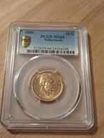 Gouden Tientje 1886 PCGS MS66, Postzegels en Munten, Munten | Nederland, Koning Willem III, Losse munt, 10 gulden, Goud