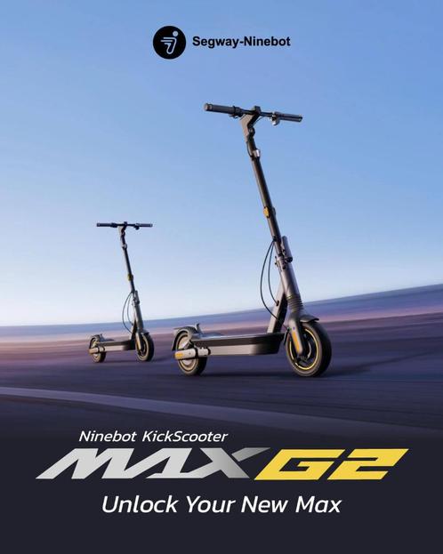 Estep Ninebot kickscooter Max G2E, Fietsen en Brommers, Steps, Zo goed als nieuw, Elektrische step (E-scooter), Ophalen