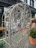 Massief smeedijzeren wijnrek 138 flessen - wijnkast oud wit, Huis en Inrichting, Woonaccessoires | Wijnrekken, Ophalen, Gielen