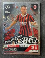 Topps MA EXTRA 24/25  BREAKTHROUGH BALLER  CAMARDA  AC MILAN, Ophalen of Verzenden, Zo goed als nieuw, Plaatje