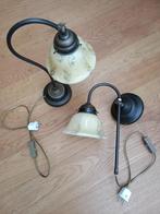 Brocante (wand)lampen (2), Ophalen of Verzenden