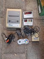 Vintage Nintendo Supernes 16 bit + spellen werkend, Spelcomputers en Games, Spelcomputers | Nintendo Super NES, Ophalen of Verzenden