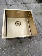 Spoelbak goud, Huis en Inrichting, Keuken | Keukenelementen, Ophalen, Overige kleuren, 50 tot 100 cm, Zo goed als nieuw