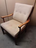 Vintage stoel / fauteuil FARSTRUP MOBLER, jaren 70, Ophalen, Gebruikt, Bruin, .