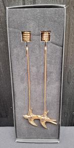 Hans Christian Andersen candleholder kaarshouder vogels, Ophalen of Verzenden, Gebruikt