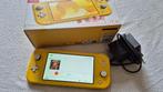 Nintendo Switch Lite geel met Minecraft, Spelcomputers en Games, Spelcomputers | Nintendo Switch Lite, Ophalen of Verzenden, Geel