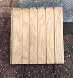 27 x houten paneelstukjes 19x20 cm, Ophalen, Nieuw, Hout