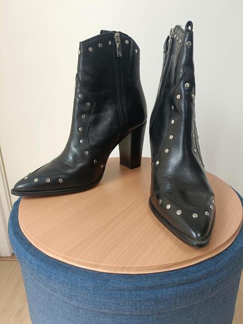 Enkellaarsjes van Bronx maat 41, Kleding | Dames, Schoenen, Zo goed als nieuw, Lage of Enkellaarzen, Zwart, Ophalen of Verzenden