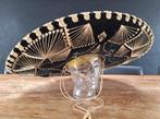 vintage traditionele sombrero Mexicaanse hoed zwart goud, Kleding | Heren, One size fits all, Gedragen, Ophalen of Verzenden, Hoed