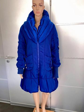 J495 Franstyle maat 42=L winterjas jas winter parka blauw beschikbaar voor biedingen