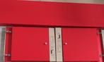 Kallax deurtjes rood 2x plus boekenplank, Huis en Inrichting, Kasten | Wandmeubels, Minder dan 100 cm, 25 tot 50 cm, Minder dan 150 cm