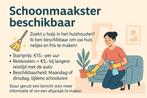 Schoonmaak huisje gezocht omgeving zwijndrecht, Vacatures, Overige vormen