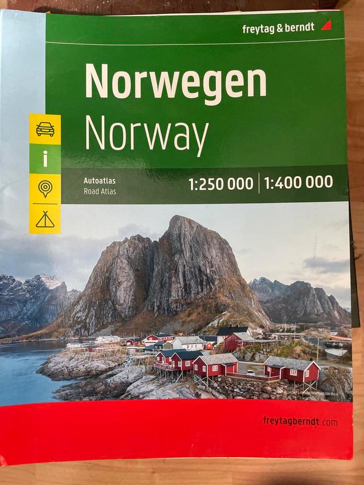 Noorwegen wegenkaart Freytag & Berndt, Boeken, Atlassen en Landkaarten, Zo goed als nieuw, Landkaart, Europa Overig, 2000 tot heden
