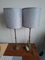 Twee nachtlampjes, Ophalen of Verzenden, Gebruikt, Metaal, 50 tot 75 cm