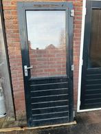 Achterdeur met dubbelglas - 83x201,5 cm, Gebruikt, 80 tot 100 cm, Ophalen of Verzenden, Buitendeur
