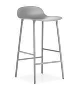 Normann Copenhagen Form barkruk grijs/groen, Ophalen, Kunststof, 60 tot 90 cm, Nieuw
