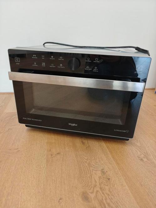 Whirlpool Combimagnetron, Witgoed en Apparatuur, Ovens, Zo goed als nieuw, Minder dan 45 cm, 45 tot 60 cm, Hete lucht, Draaiplateau