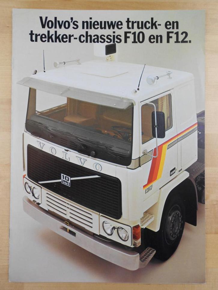 Volvo F10 F12 Brochure 1977, Boeken, Auto's | Folders en Tijdschriften, Zo goed als nieuw, Volvo, Ophalen