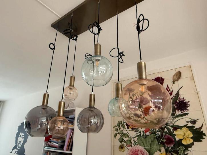 Coco Maison Gaby Hanglamp, Huis en Inrichting, Lampen | Hanglampen, Zo goed als nieuw, Minder dan 50 cm, Glas, Ophalen