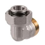Set Jaga bochtkoppelingen M24 t.b.v Pro ventielen - 5095.020, Doe-het-zelf en Verbouw, Minder dan 30 cm, Hoog rendement (Hr), Radiator