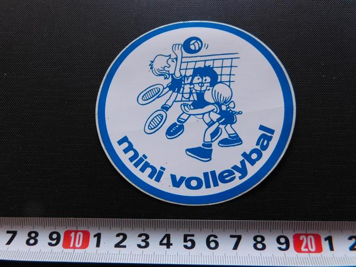 sticker Mini Volleybal, Verzamelen, Stickers, Zo goed als nieuw, Ophalen