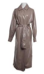 Trendcoat Lak look merk NLY trend Kleur taupe nieuw, Kleding | Dames, Jassen | Zomer, Verzenden, Beige, Nieuw, Maat 36 (S)