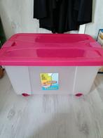 curver bak met deksel en wieltjes, Doe-het-zelf en Verbouw, Kratten en Dozen, 40 tot 60 cm, 50 tot 75 cm, Ophalen of Verzenden