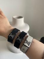 Lv slim armband, Sieraden, Tassen en Uiterlijk, Armbanden, Ophalen of Verzenden, Nieuw, Zwart, Leer
