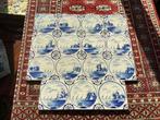 15 Delfts blauwe tegeltjes, Antiek en Kunst, Ophalen of Verzenden