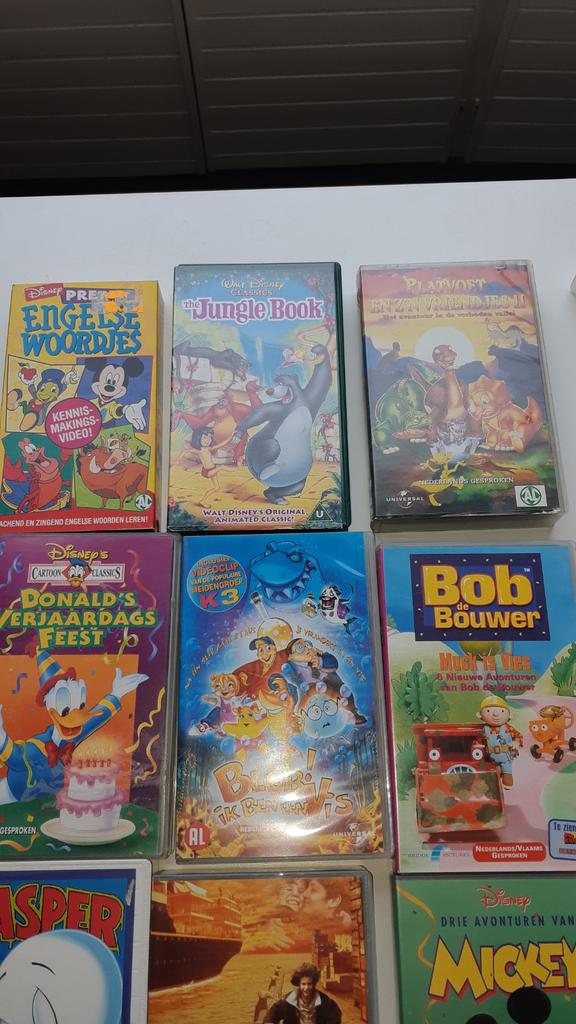 Verschillende vhs video banden, Alle leeftijden, Ophalen of Verzenden, Gebruikt, Overige genres