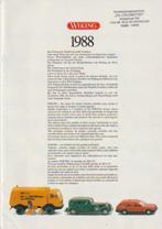 1:87 Wiking Jaarfolder 1988, Ophalen of Verzenden, Zo goed als nieuw, Overige typen, Wiking