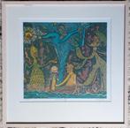 Zeefdruk Pjeero Robjee; boot, Antiek en Kunst, Kunst | Litho's en Zeefdrukken, Ophalen of Verzenden