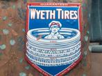 Emaille reclamebord wyeth banden, Ophalen of Verzenden, Gebruikt, Reclamebord
