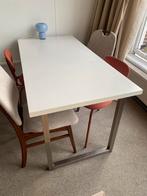 Gratis ophalen - Witte tafel / bureau IKEA, Ophalen, Gebruikt, Rechthoekig, 50 tot 100 cm