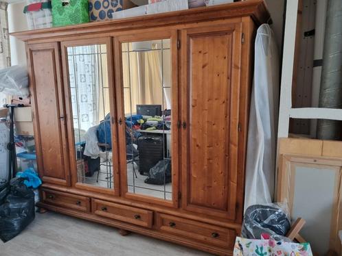Antieke Grenen kleding kast, Antiek en Kunst, Antiek | Meubels | Kasten, Ophalen