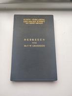 Korte verklaring Hebreeën, Boeken, Godsdienst en Theologie, Ophalen of Verzenden, Gelezen