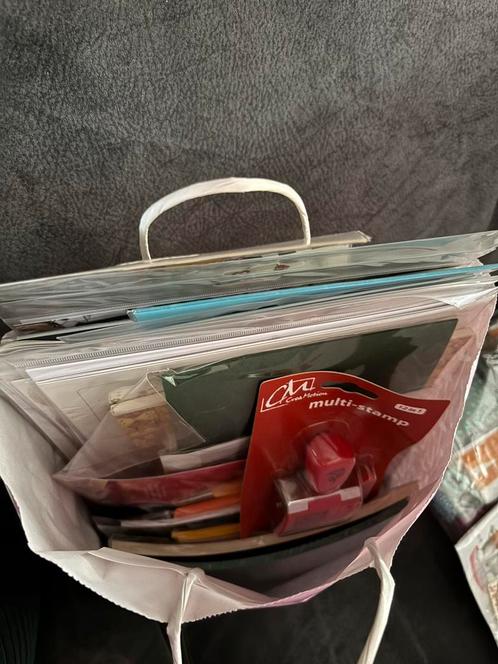 Tas vol spullen voor oa (3d) kaarten maken, Hobby en Vrije tijd, Kaarten | Zelf maken, Nieuw, Overige typen, Overige thema's, Ophalen of Verzenden