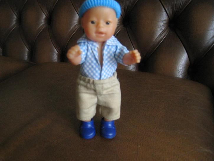 MINI BABY BON POPJE VAN 12 CM ZAPF CREATION JONGEN, Kinderen en Baby's, Speelgoed | Poppen, Zo goed als nieuw, Babypop, Ophalen of Verzenden